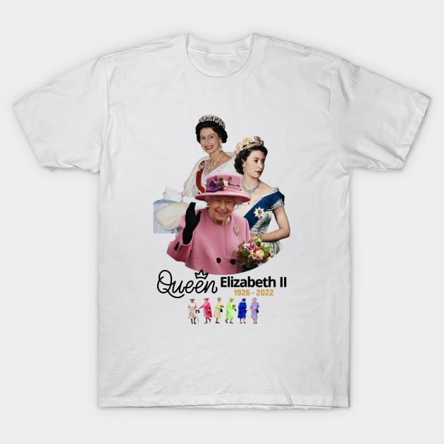 queen elizabeth T-Shirt by lubystevanus